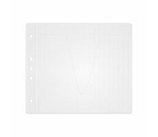 MediaRange Vlieshülle für 2x CD/DVD weiß (50 Stk.)