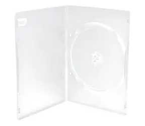 MediaRange DVD Slimcase Hülle für 1 Disc transparent (100 Stück) / 7 mm