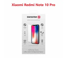 Swissten Schutzglas 2.5D für Xiaomi Redmi Note 10 Pro