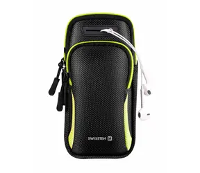 Swissten ARMBAG CASE Tasche für 6,7" schwarz / Armumfang: 26 - 44cm