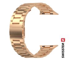 Swissten Metallarmband für Apple Watch 38/40/41 mm Roségold