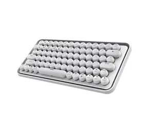 Rapoo Ralemo Pre 5 weiß / kabellose Multi-Mode-Tastatur / BT & 2,4 GHz / integrierter Akku