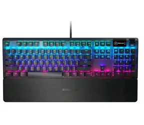 SteelSeries Apex 5 (US) schwarz / mechanische Tastatur / Hybrid blau / RGB-Hintergrundbeleuchtung / US-Layout