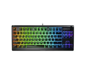 SteelSeries Apex 3 TKL schwarz / Gaming-Tastatur / RGB-Hintergrundbeleuchtung / US-Layout