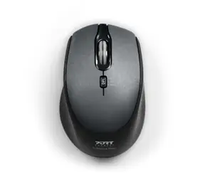 PORT CONNECT SILENT 900713 schwarz / kabellose Maus / USB-A 2,4GHz Dongle / 1600 DPI