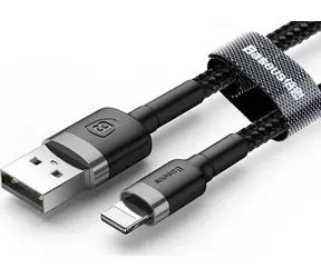 Baseus Kabel USB-A auf Lightning schwarz 2 m