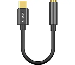 Baseus -Reduzierung USB-C auf 3,5 mm Audio-Buchse L54 (F) schwarz / 9 cm