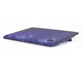 Gembird NBS-2F15-05 schwarz / Laptop-Kühlpad / 15,6" / 2x LED-Lüfter