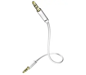 In-akustik Star Audiokabel weiß 0,5 m / 3,5mm Klinke - 3,5mm Klinke