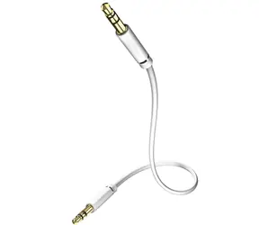 In-akustik Star Audiokabel weiß 3 m / 3,5mm Klinke - 3,5mm Klinke