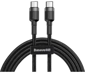 Baseus CATKLF-GG1 Kabel USB-C auf USB-C schwarz-grau / 1 m