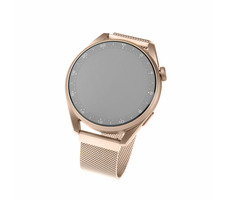 FIXED Mesh-Armband 20 mm breites Edelstahl-Mesh-Armband für Smartwatch in Roségold