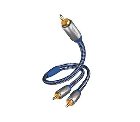 In-akustik Premium Subwoofer Y-Kabel 2 m / Cinch (M) - 2x Cinch (M) 