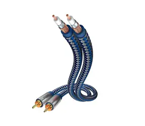 In-akustik Premium Audiokabel 0,75 m / 2x Cinch (M) - 2x Cinch (M) 