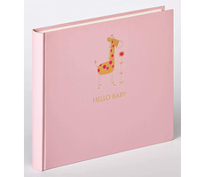 Walther Baby Animal 25x28 rosa Giraffe / Album / 50 Seiten