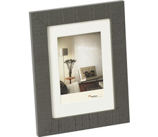 Walther Home 10x15 Holz-Fotorahmen grau