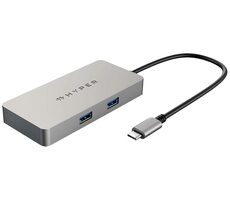 Hyper HDMB2-GL USB-C Universal-Dockingstation / USB-C / HDMI / 2 x USB 3.0 / RJ45 / 4K 60 Hz-Unterstützung