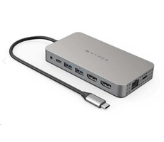Hyper USB-C Universal-Dockingstation für MacBook M1 / 2 x USB-C / 2 x HDMI / 2 x USB 3.0 / RJ45 / MicroSD / SD / Pod