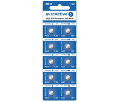 EverActive Alkaline Knopfbatterien G3 LR736 LR41 10 Stk