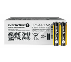 EverActive Industrial Alkaline AA-Batterien (LR6) 40 Stk 