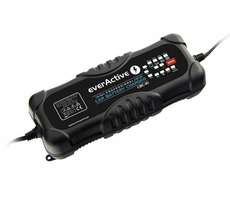 EverActive CBC-10 / Autobatterieladegerät / 12V und 24V / Mikroprozessorgesteuert / Einstellbarer max 