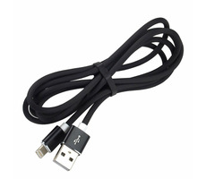 EverActive CBS-1IB schwarz / Datenkabel USB - Lightning / 1m / 2,4A