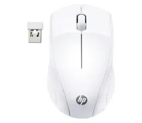 HP 220 weiß / kabellose optische Maus / 1600 dpi / 2,4 GHz