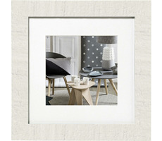 Walther Home 30x30 Holz-Fotorahmen polarweiß 