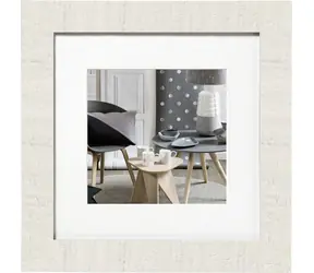Walther Home 30x30 Holz-Fotorahmen polarweiß 