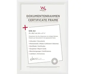Walther Trendstyle 21x29,7 Kunststoff-Fotorahmen weiß / DIN A4 