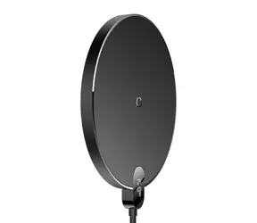 Baseus Digital kabelloses Ladegerät schwarz / 15W 