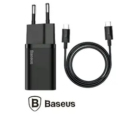 Baseus Super SI Schnellladegerät (25W) schwarz / 25W / USB-C / 1m