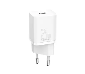 Baseus Super SI Schnellladegerät (25W) weiß / 25W /USB-C / 1m