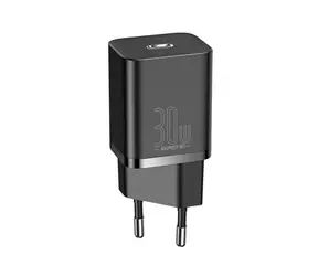 Baseus Super SI Schnellladegerät schwarz / 30W / USB-C