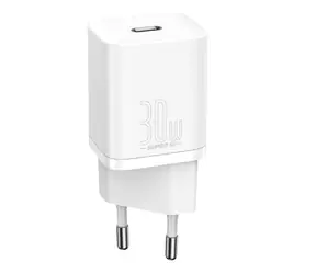 Baseus Super SI Schnellladegerät (30W) weiß / 30W / USB-C