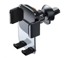 Baseus Easy Control Clamp SUYK000101 Autotelefonhalter schwarz / Lüftungsmontage
