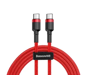 Baseus CATJK-D01 Cafule rot / USB-C-Kabel / 60W / 2m