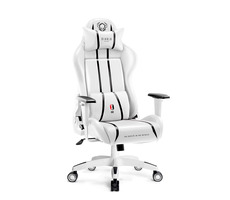 Diablo X-One 2.0 Normal weiß / Gamingstuhl / verstellbar / Kunstleder / Rollen / Tragkraft 160 kg