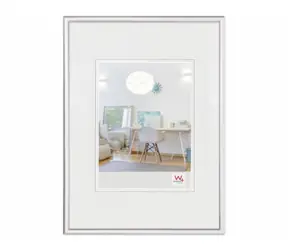 Walther New Lifestyle 13x18 Kunststoff-Fotorahmen silber 