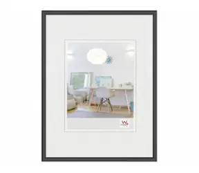 Walther New Lifestyle 18x24 Kunststoff-Fotorahmen schwarz 