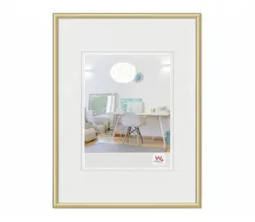 Walther New Lifestyle 18x24 Kunststoff-Fotorahmen gold 