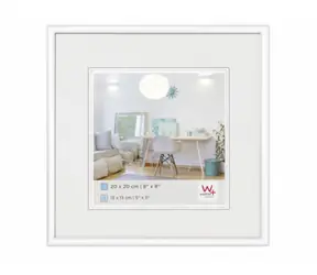 Walther New Lifestyle 20x20 Kunststoff-Fotorahmen weiß 