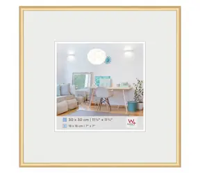 Walther New Lifestyle 30x30 Kunststoff-Fotorahmen gold 