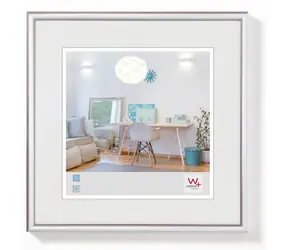 Walther New Lifestyle 30x30 Kunststoff-Fotorahmen silber 