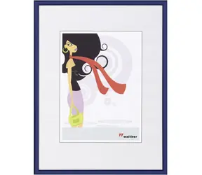 Walther New Lifestyle 30x40 Kunststoff-Fotorahmen blau