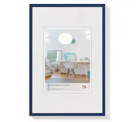 Walther New Lifestyle 21x29,7 Kunststoff-Fotorahmen blau / DIN A4 