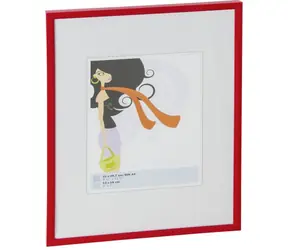 Walther New Lifestyle 21x29,7 Kunststoff-Fotorahmen rot / DIN A4
