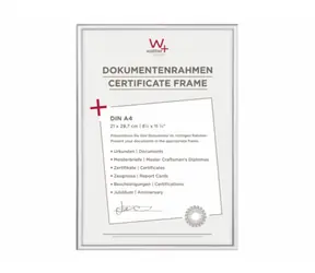 Walther New Lifestyle 21x29,7 Kunststoff-Fotorahmen silber / DIN A4 