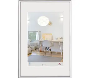 Walther New Lifestyle 21x29,7 Kunststoff-Fotorahmen silber / DIN A4 