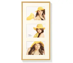 Walther New Lifestyle 3x13x18 Kunststoff-Fotorahmen Gallery gold 